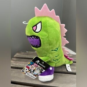 Tokidoki Kaiju Tokimon Plush – Green Pink Purple Dinosaur – NWT Collector Plush